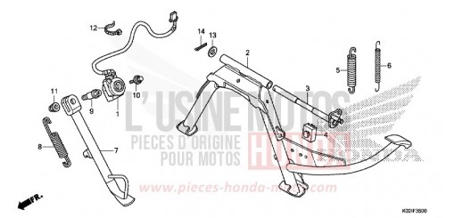 BEQUILLE SH150G de 2016